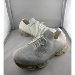 J/Slides White Knit Aero Sneaker Women’s Size 7M